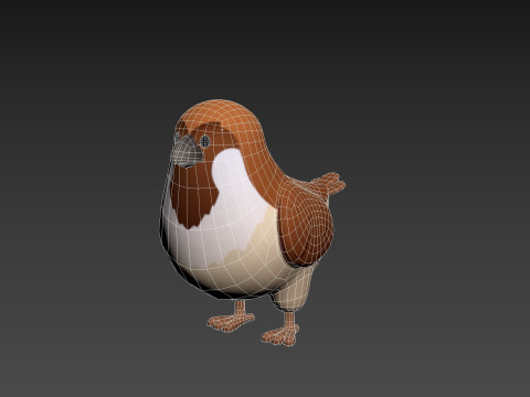 Character286 Sparrow 3D-Modell