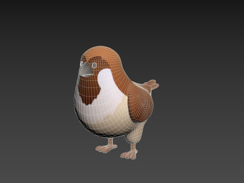 Character286 Sparrow 3D-Modell