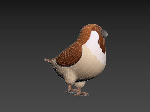 Character286 Sparrow 3D-Modell