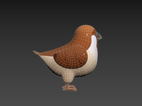 Character286 Sparrow 3D-Modell