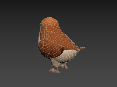 Character286 Sparrow 3D-Modell