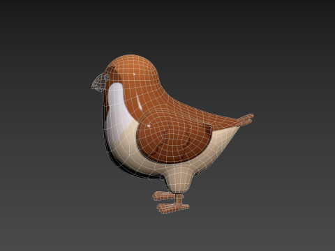 Character286 Sparrow 3D-Modell