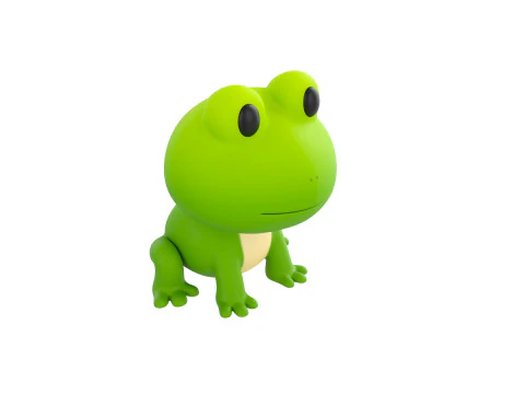 Character287 Frog 3D Model
