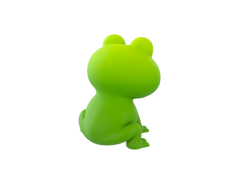 Character287 Frog Modello 3D