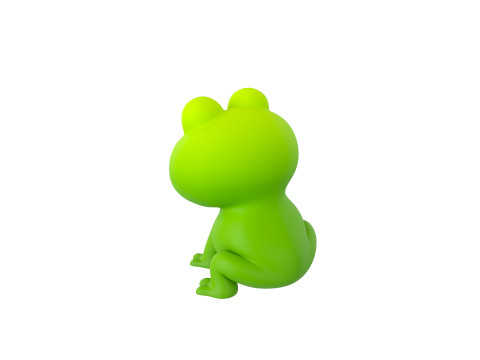 Character287 Frog Modello 3D