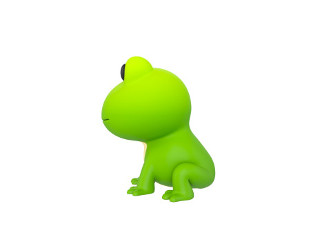 Character287 Frog Modello 3D