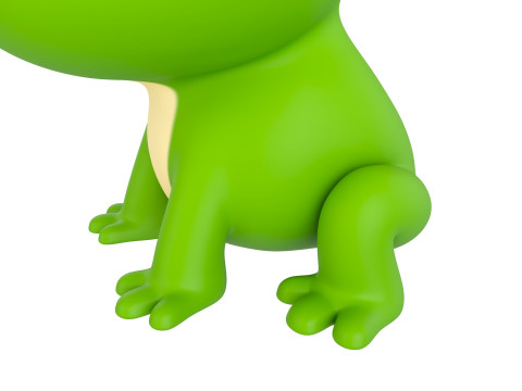 Character287 Frog Modello 3D