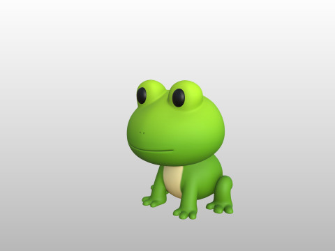 Character287 Frog Modello 3D