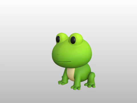 Character287 Frog 3D Model
