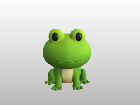 Character287 Frog 3D Model