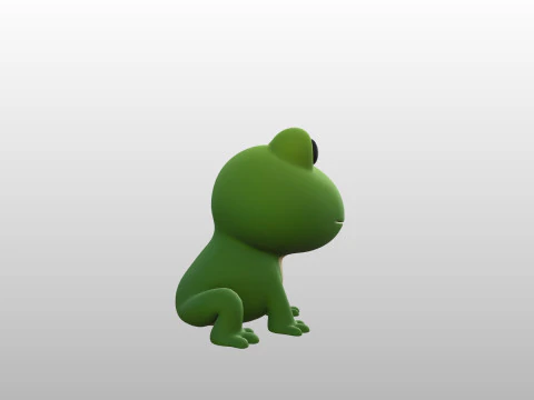 Character287 Frog 3D Model