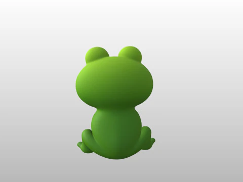 Character287 Frog 3D Model