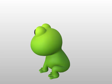 Character287 Frog 3D Model