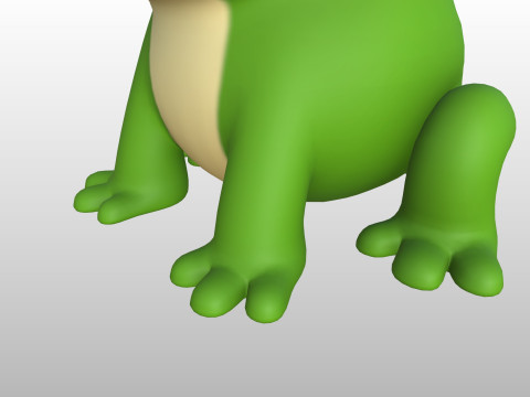 Character287 Frog Modello 3D
