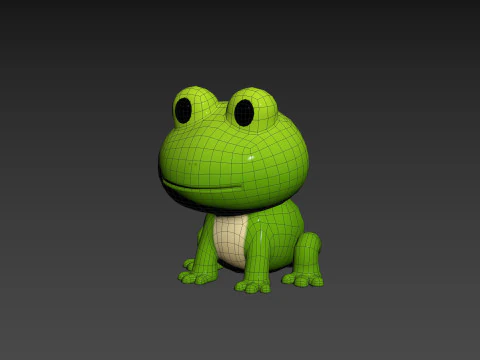 Character287 Frog 3D Model