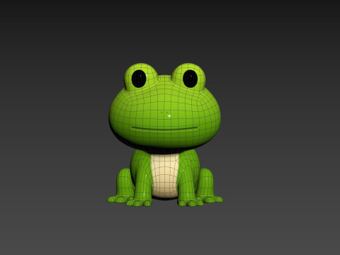 Character287 Frog Modello 3D
