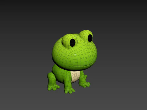 Character287 Frog 3D Model