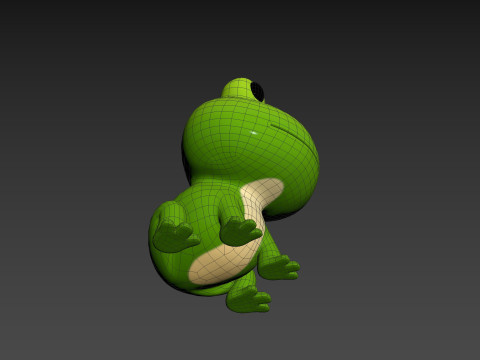 Character287 Frog Modello 3D