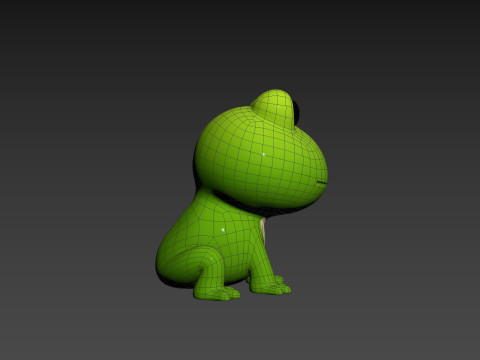 Character287 Frog Modello 3D