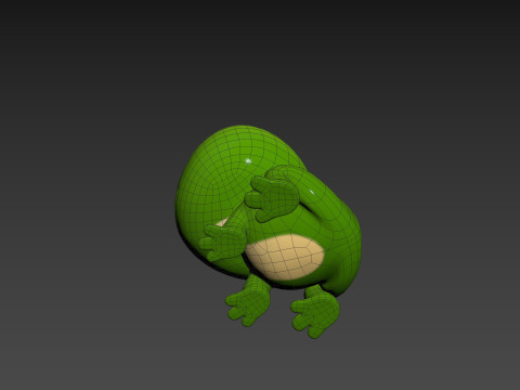 Character287 Frog Modello 3D