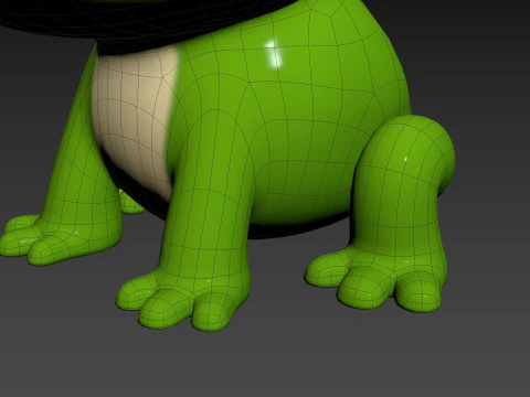 Character287 Frog 3D Model