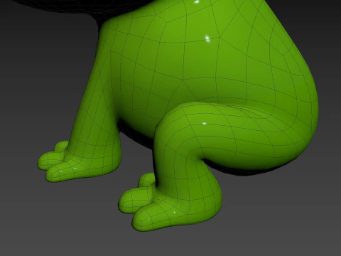Character287 Frog 3D Model
