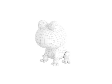 Character287 Frog Modello 3D