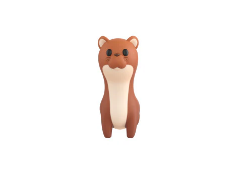 Character288 Weasel 3D Model