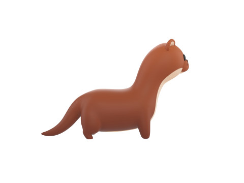 Character288 Weasel 3D Модель