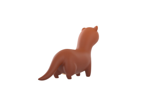 Character288 Weasel 3D Модель