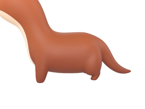 Character288 Weasel 3D Модель