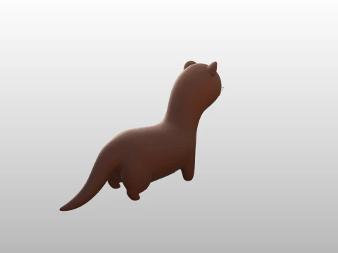 Character288 Weasel 3D Model