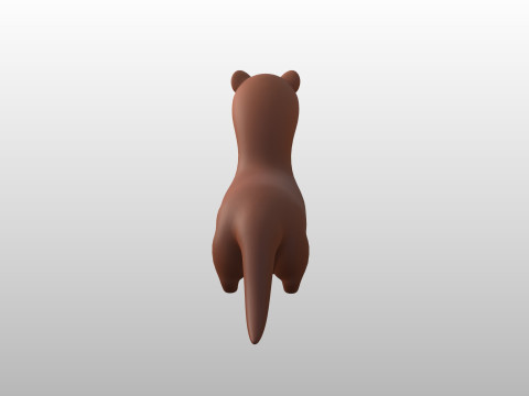 Character288 Weasel 3D Модель
