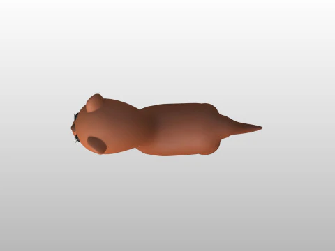 Character288 Weasel 3D Model