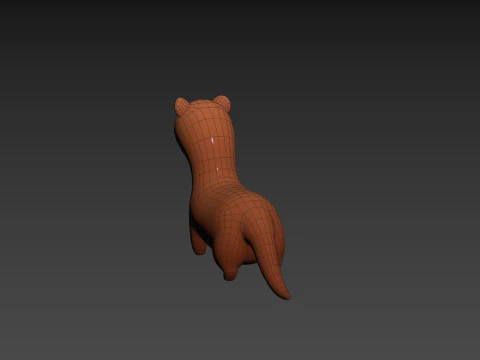 Character288 Weasel 3D Model