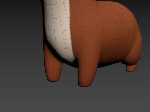 Character288 Weasel 3D Model