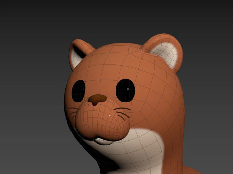 Character288 Weasel 3D Model