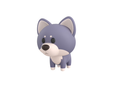 Character289 Wolf 3D Model