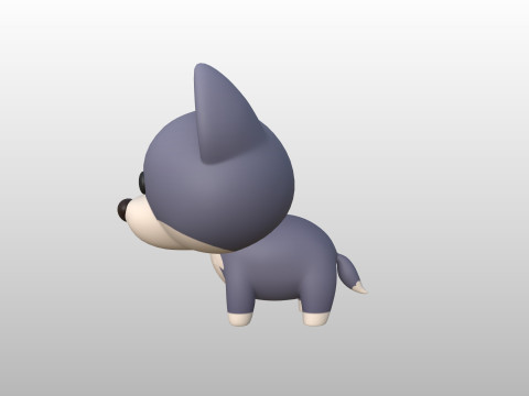 Character289 Wolf Modèle 3D
