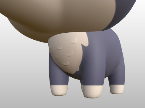 Character289 Wolf Modèle 3D
