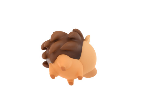 Character290 Hedgehog 3D Model