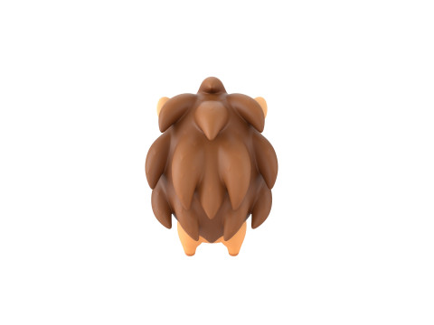 Character290 Hedgehog 3D Model