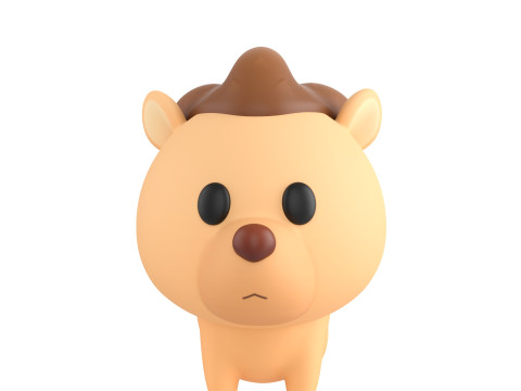 Character290 Hedgehog 3D Model