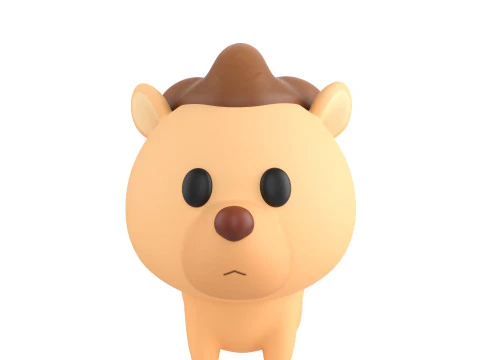 Character290 Hedgehog 3D Model