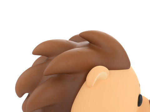 Character290 Hedgehog 3D Model