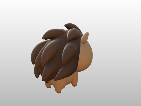 Character290 Hedgehog 3D Model