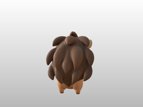 Character290 Hedgehog 3D Model