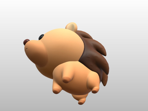 Character290 Hedgehog 3D Model