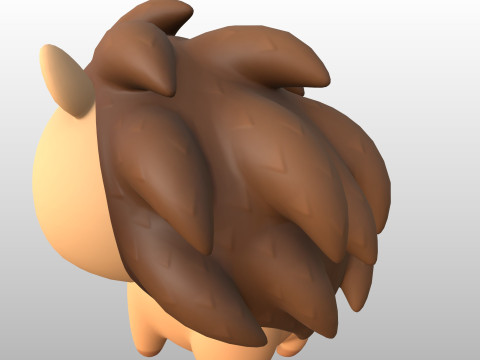 Character290 Hedgehog 3D Model