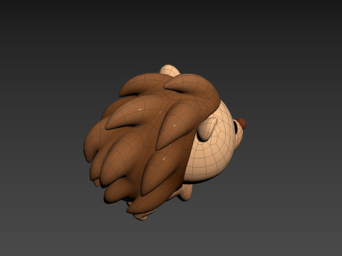 Character290 Hedgehog 3D Model